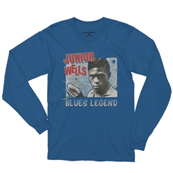 Junior Wells Blues Legend Long Sleeve T-Shirt