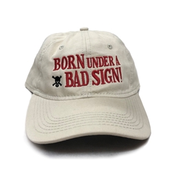 Born Under a Bad Sign Hat - Unstructured Light Cream