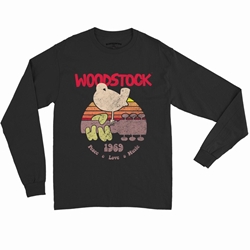 Bird & Guitar Woodstock Long Sleeve T-Shirt