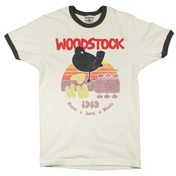 Bird & Guitar Woodstock Ringer T-Shirt