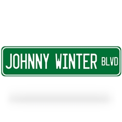 Johnny Winter Blvd Street Sign