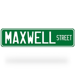 Maxwell Street Sign