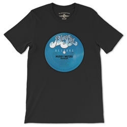 Muddy Waters Blue Sky Vinyl T-Shirt - Lightweight Vintage Style