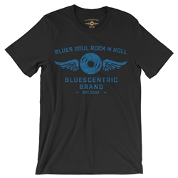 Bluescentric Blues Soul Rock n Roll T-Shirt - Lightweight Vintage Style