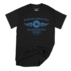 Bluescentric Blues Soul Rock n Roll T-Shirt - Classic Heavy Cotton