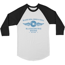 Bluescentric Blues Soul Rock n Roll Baseball T-Shirt