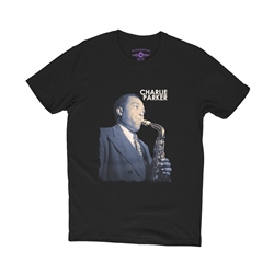 Colorized Charlie Parker T-Shirt - Lightweight Vintage Style