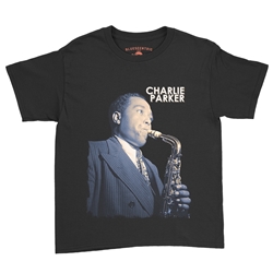 Colorized Charlie Parker Youth T-Shirt - Lightweight Vintage Children & Toddlers