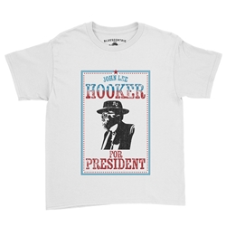 Official John Lee Hooker for President Youth T-Shirt - Lightweight Vintage Children & Toddlers