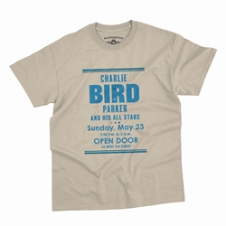 Charlie "Bird" Parker Concert T-Shirt - Classic Heavy Cotton