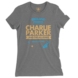 Charlie Parker at Birdland Ladies T Shirt - Relaxed Fit