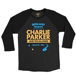 Charlie Parker at Birdland Baseball T-Shirt