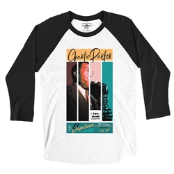 Charlie Parker at 18th & Vine Baseball T-Shirt