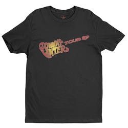 Johnny Winter 1983 Tour T-Shirt - Lightweight Vintage Style