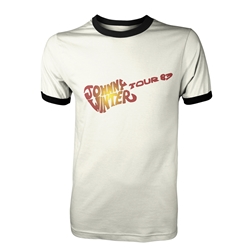 Johnny Winter 1983 Tour Ringer T-Shirt