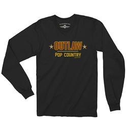 OUTLAW! Pop Country Music Long Sleeve T Shirt