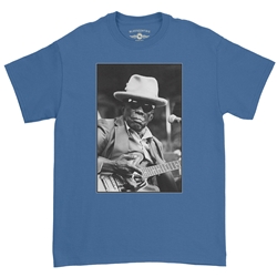 John Lee Hooker Black & White Photo T-Shirt - Classic Heavy Cotton