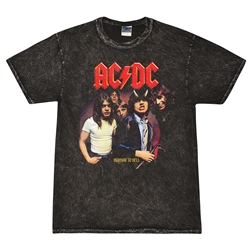 AC/DC Highway To Hell Mineral Wash T-Shirt