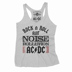 AC/DC Rock and Roll Ain't Noise Pollution Racerback Tank - Women's