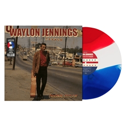 Waylon Jennings - Original Outlaw Vinyl Record (New, Tri-colored Red, White & Blue Vinyl)