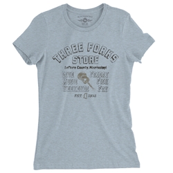 Three Forks Store Mississippi Ladies T Shirt - Relaxed Fit
