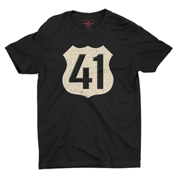 Highway 41 T-Shirt - Lightweight Vintage Style