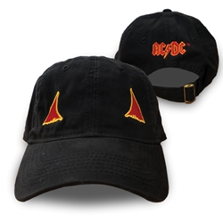AC/DC Unstructured Hat - Black