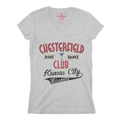 Chesterfield Club Kansas City Ladies V-Neck T Shirt