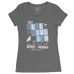 Blue Bird Inn Detroit Ladies T Shirt - Relaxed Fit