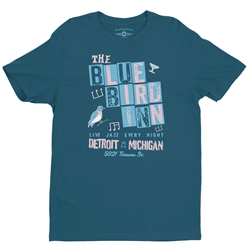 Blue Bird Inn Detroit T-Shirt - Lightweight Vintage Style