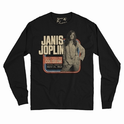 Janis Joplin Coliseum Concert Long Sleeve T Shirt