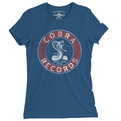 Cobra Records Snake Ladies T Shirt - Relaxed Fit