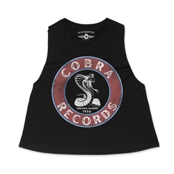 Cobra Records Snake Racerback Crop Top - Women's