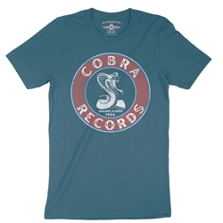 Cobra Records Snake T-Shirt - Lightweight Vintage Style