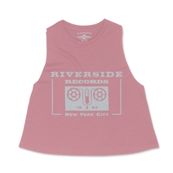 Riverside Records Racerback Crop Top - Women's