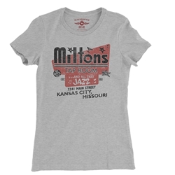 Milton's Jazz Kansas City Ladies T Shirt - Relaxed Fit