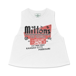 Milton's Jazz Kansas City Racerback Crop Top - Women's