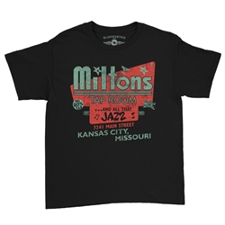 Milton's Jazz Kansas City Youth T-Shirt - Lightweight Vintage Children & Toddlers