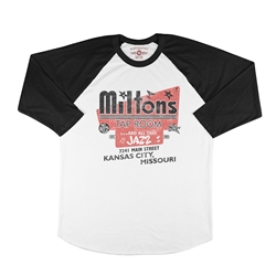 Milton's Jazz Kansas City Raglan Baseball Tee