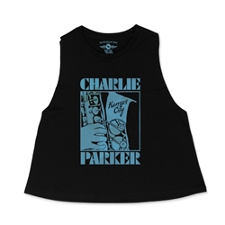 Charlie Parker Kansas City Mosaic Racerback Crop Top - Women's