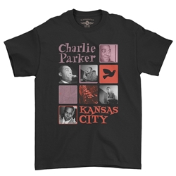 Charlie Parker Boxes T-Shirt - Classic Heavy Cotton