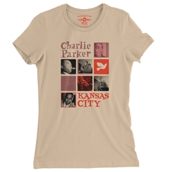 Charlie Parker Boxes Ladies T Shirt - Relaxed Fit