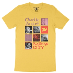 Charlie Parker Boxes T-Shirt - Lightweight Vintage Style
