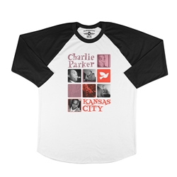 Charlie Parker Boxes Raglan Baseball Tee