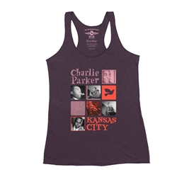 Charlie Parker Boxes Racerback Tank - Women's