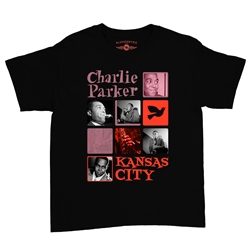Charlie Parker Boxes Youth T-Shirt - Lightweight Vintage Children & Toddlers