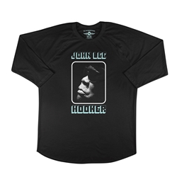 John Lee Hooker Sunglasses Box Raglan Baseball Tee