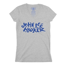 John Lee Hooker Country Blues Ladies V-Neck T Shirt