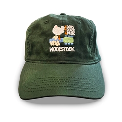 Woodstock Logo Unstructured Hat - Green