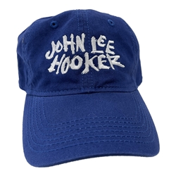 John Lee Hooker Logo Unstructured Hat - Navy Blue